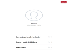 Tablet Screenshot of galooph.com
